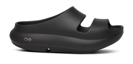 Women's OOyea Slide Sandal - Black lateral view