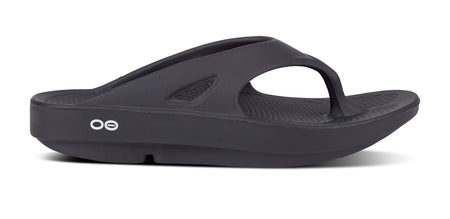 Men's OOriginal Sandal - Black - OOFOS lateral view