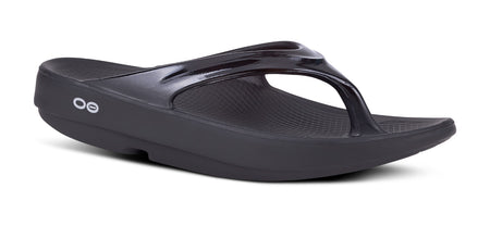 Women's OOlala Sandal - Black - OOFOS main view