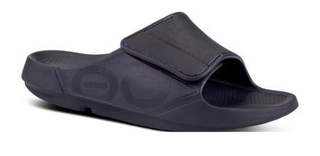 Men's OOahh Sport Flex Sandal - Matte Black main view