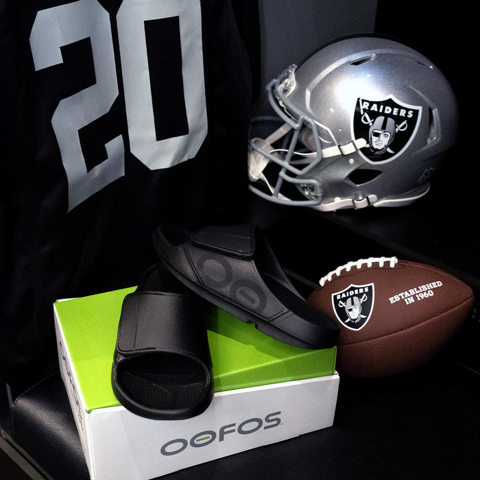 OOFOS Named The Official Recovery Footwear Of The Las Vegas Raiders
