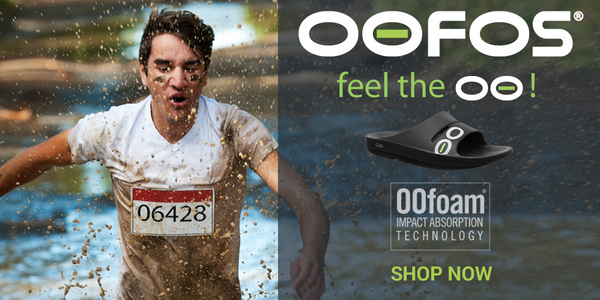 Take your “first step” in recovery with OOFOS: The after-XTERRA Recovery Shoe