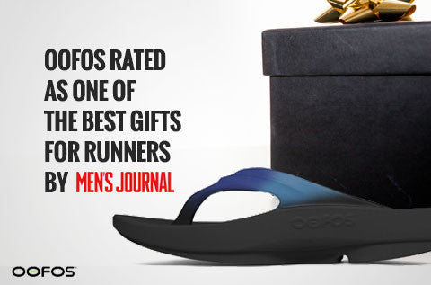 OOFOS in Men's Journal Holiday Gift Guide for Runners