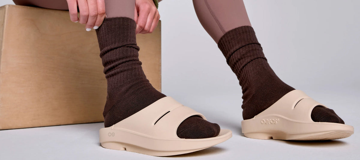 model sitting in studio wearing ooahh dune