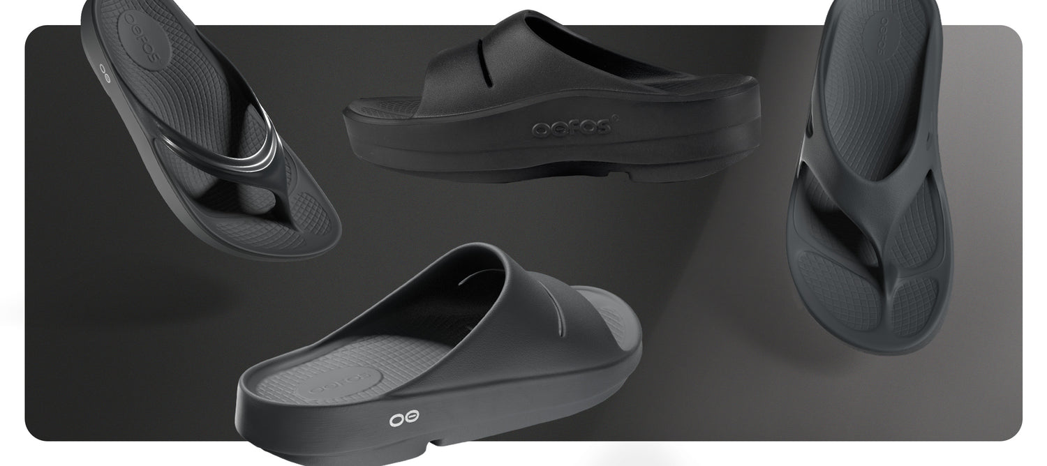 Black Sandals and Slides