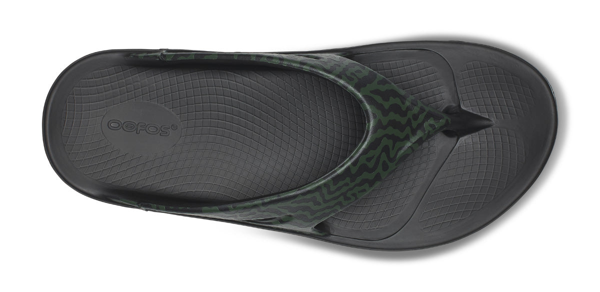 OOFOS x ADSUM OOriginal Limited - Black top view