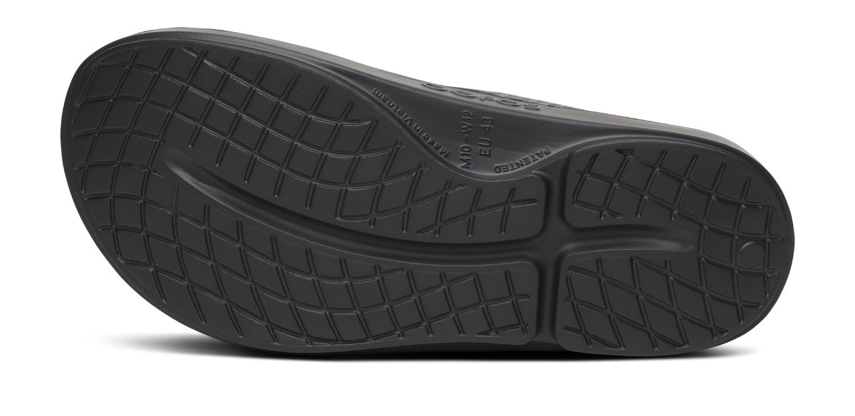 OOFOS x ADSUM OOriginal Limited - Black bottom view