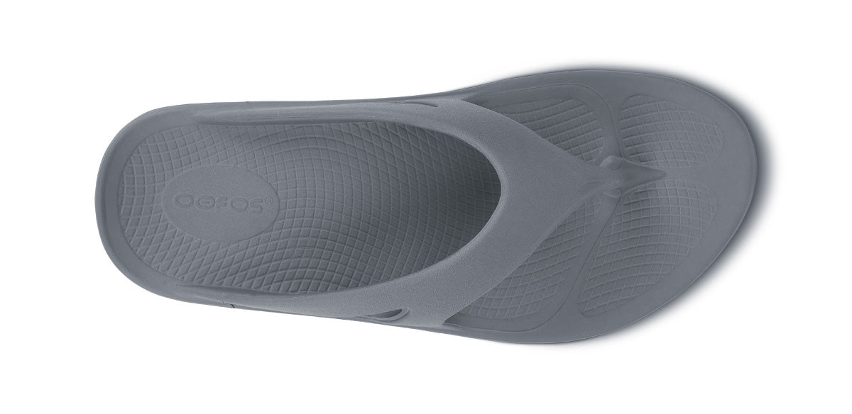 NWT OOFOS OOriginal Recovery Flip Flop Sandals - Cosmic Grey Men’s Sz 13 $60 OOFOS OOahh Sport Flex Unisex Recovery Slide Sandals Slate  main image 4