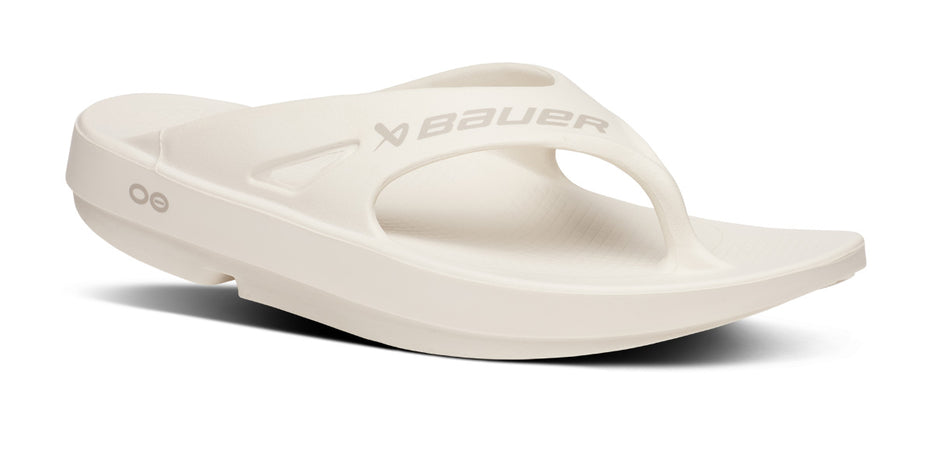 【OOFOS】Original Chalk BAUER/OOFOS Women's OOriginal Sport Sandal – Chalk