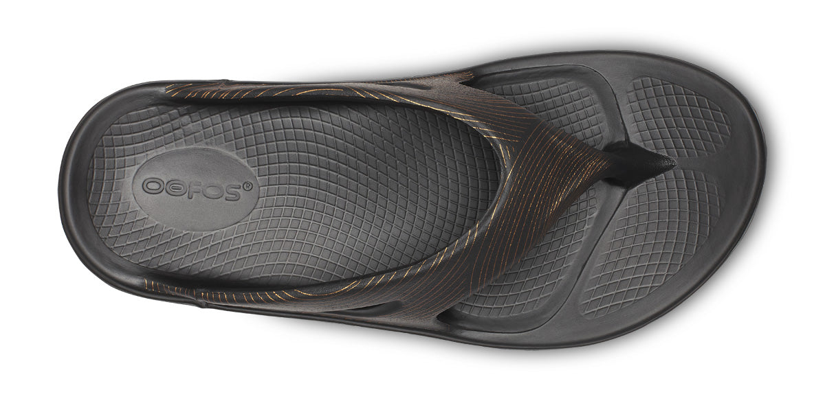Women's OOriginal Limited Sandal - Black Athena (FINAL SALE) – OOFOS