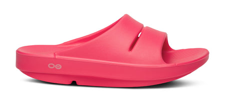Women's OOahh Slide Sandal - Neon Berry lateral view