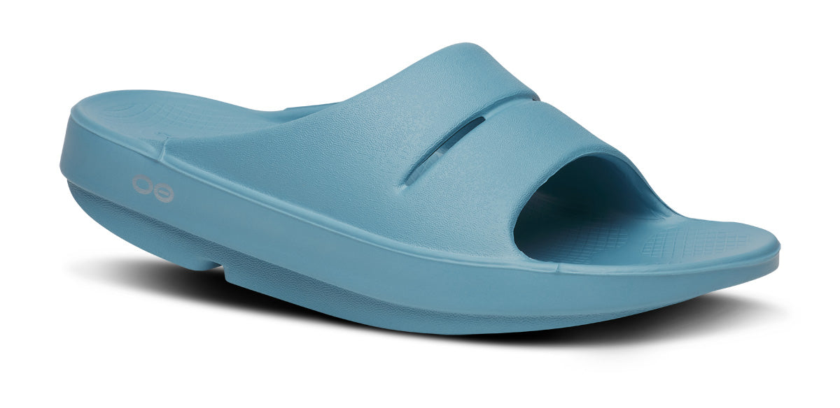 Men's OOahh Slide Sandal - Ocean Blue – OOFOS
