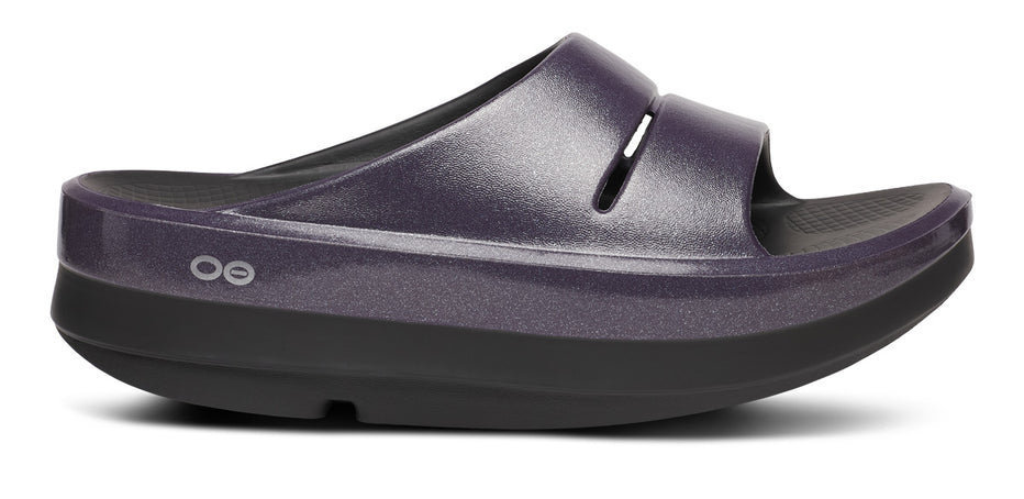Women's OOmega OOahh Stacked Sandal - Amethyst Sparkle