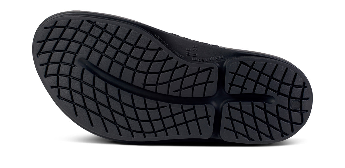 Women's OOmega OOahh Luxe Sandal - Latte – OOFOS