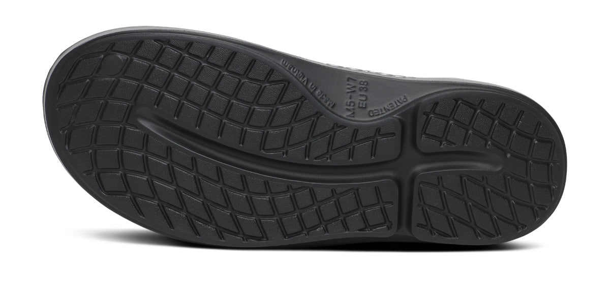 Women's OOcloog Luxe Clog - Basalt bottom view