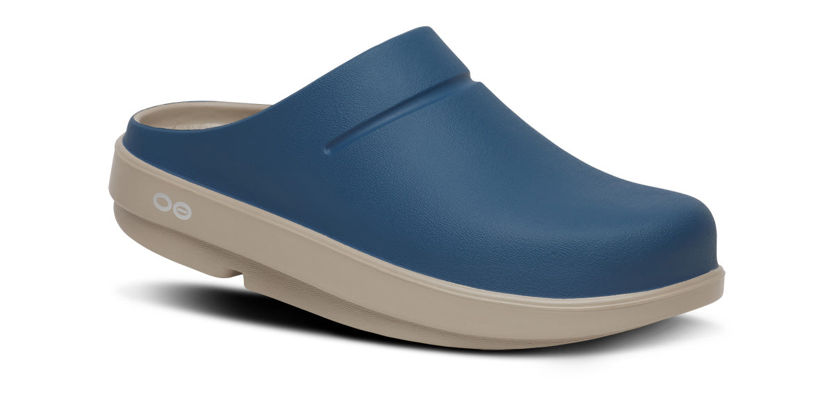Men's OOcloog Luxe Clog - Moroccan Blue – OOFOS