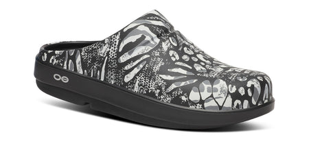 OOFOS OOCLOOG BLACK M11/W13（30cm） Women's OOcloog Luxe Clog - Black Sparkle – OOFOS