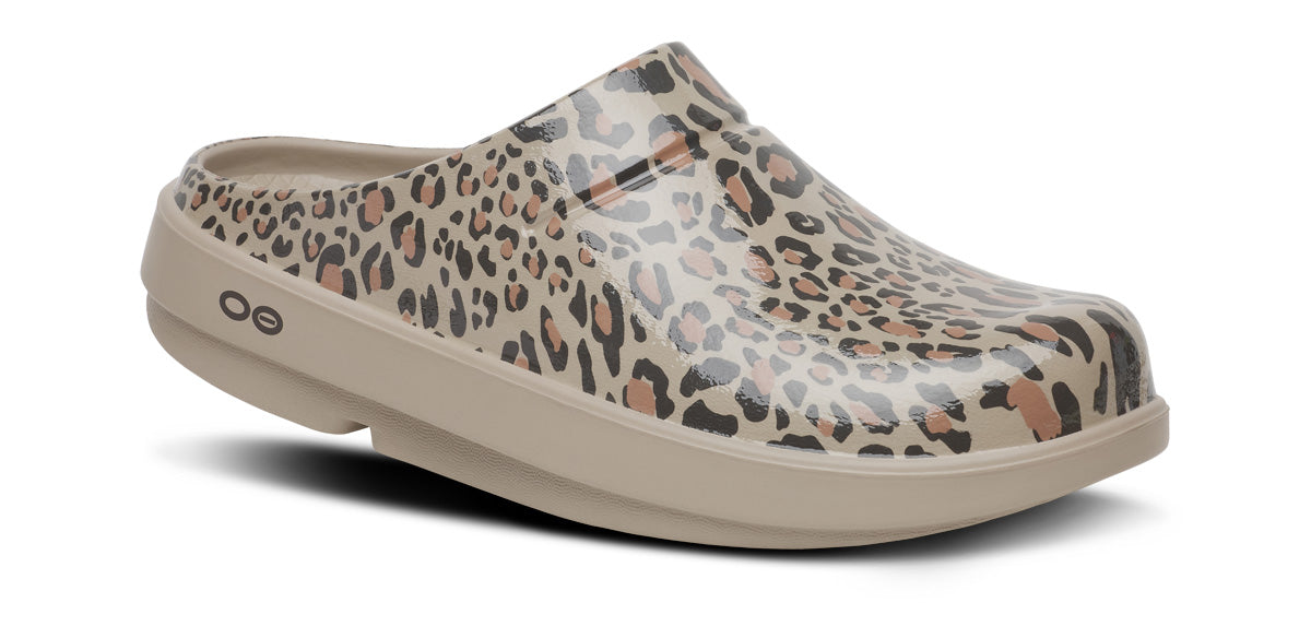 Women's OOcloog Limited Edition Clog - Nomad Leopard main view