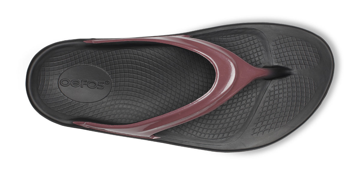 Women's OOlala Luxe Sandal - Rosewood top view