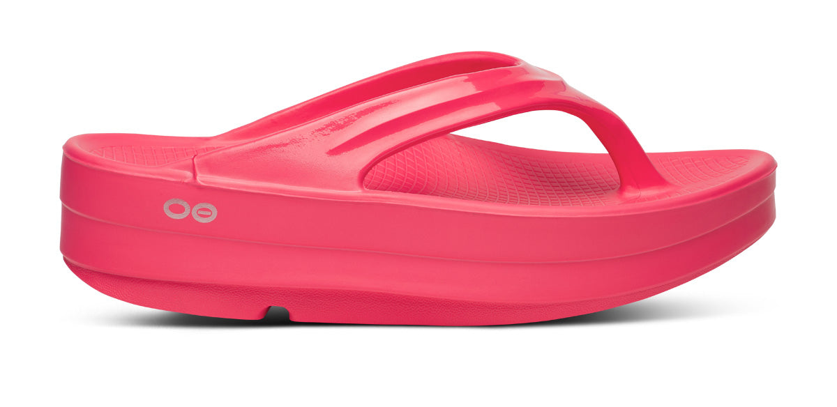 Women's OOmega OOlala Sandal - Neon Berry – OOFOS