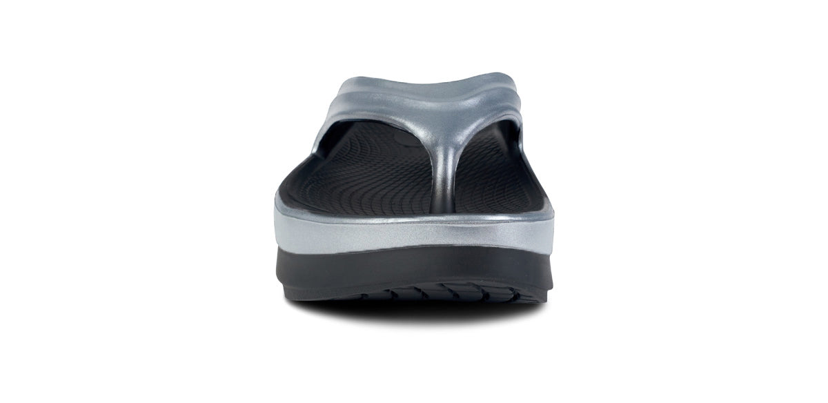 Women's OOmega OOlala Stacked Sandal - Basalt (SALE) – OOFOS
