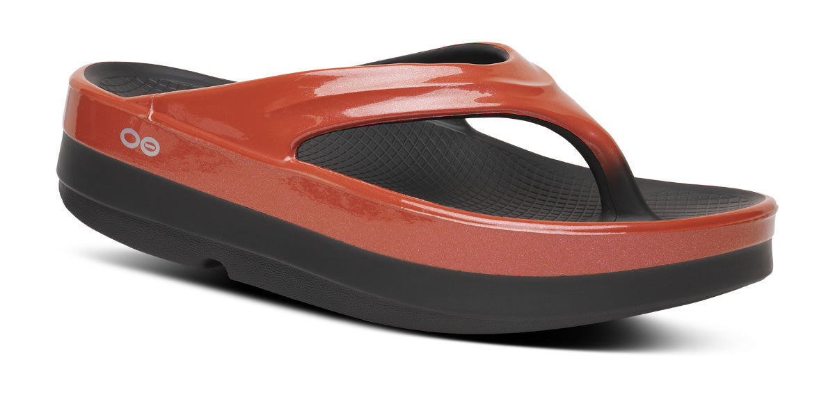 Women's OOmega OOlala Stacked Sandal - Copper main view