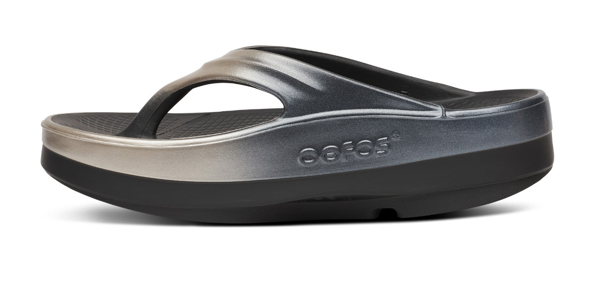 Women's OOmega OOlala Stacked Sandal - Latte Fade – OOFOS