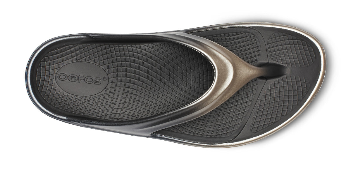 Women's OOmega OOlala Stacked Sandal - Latte Fade – OOFOS