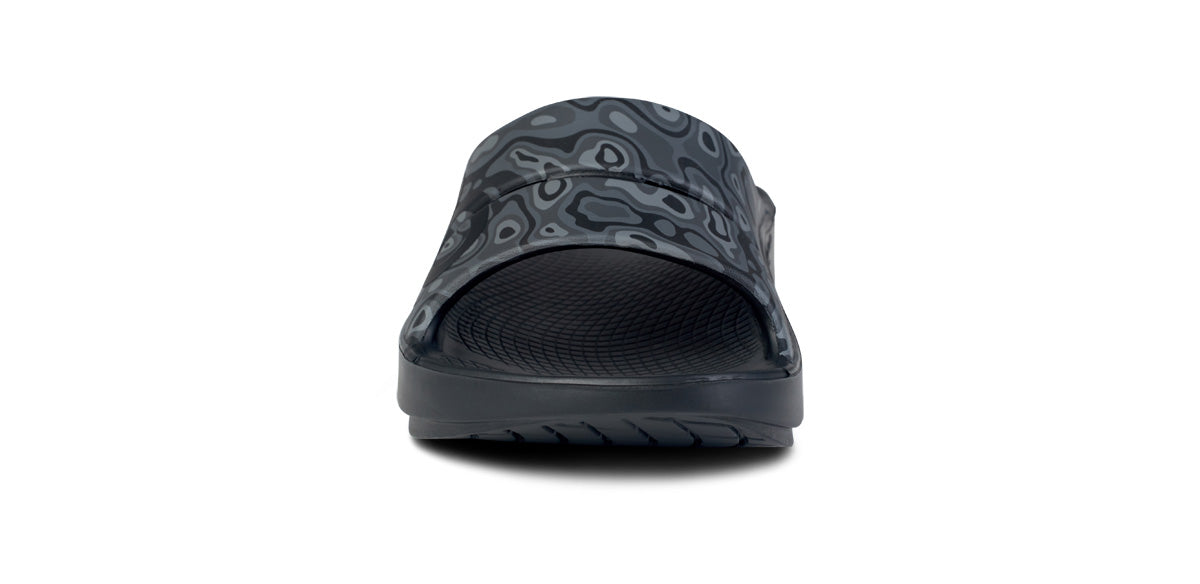 Women's OOahh Sport Slide Sandal - Black Water Camo – OOFOS