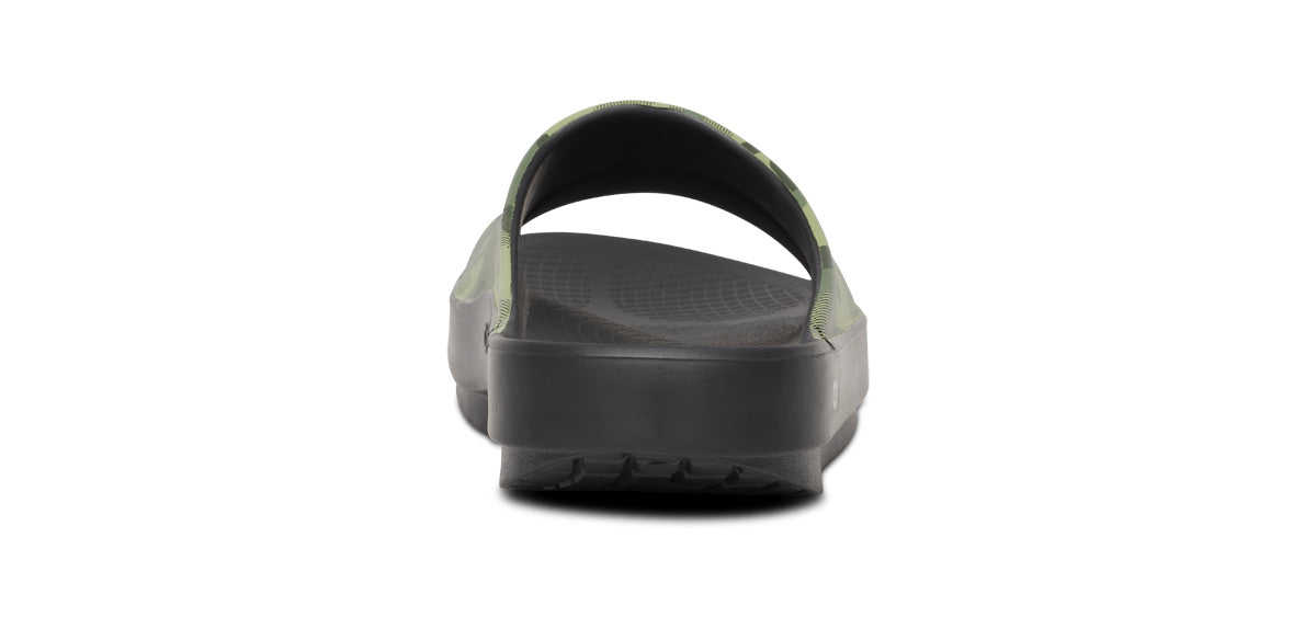 Women's OOahh Sport Slide Sandal - Green Camo – OOFOS