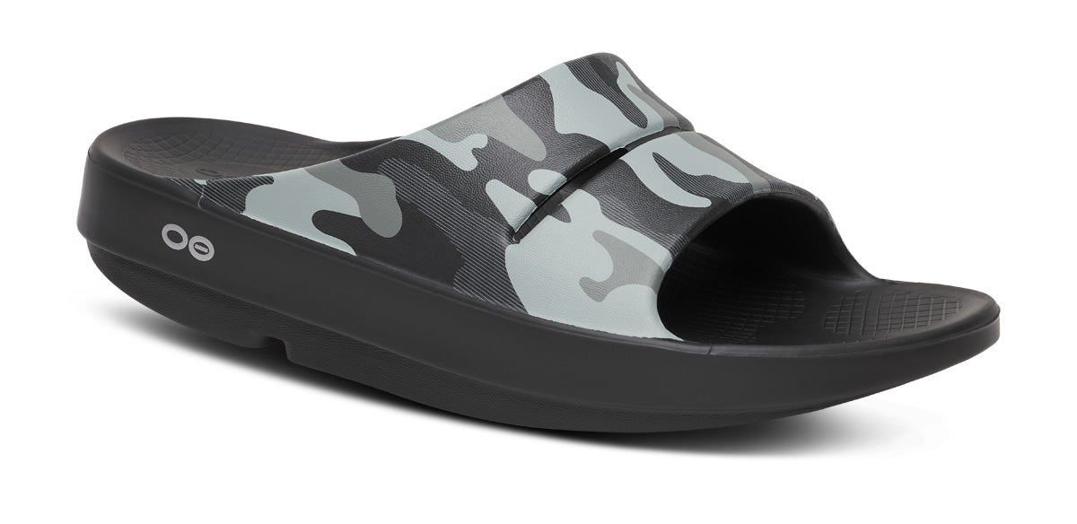 Women's OOahh Sport Slide Sandal - Night Camo – OOFOS