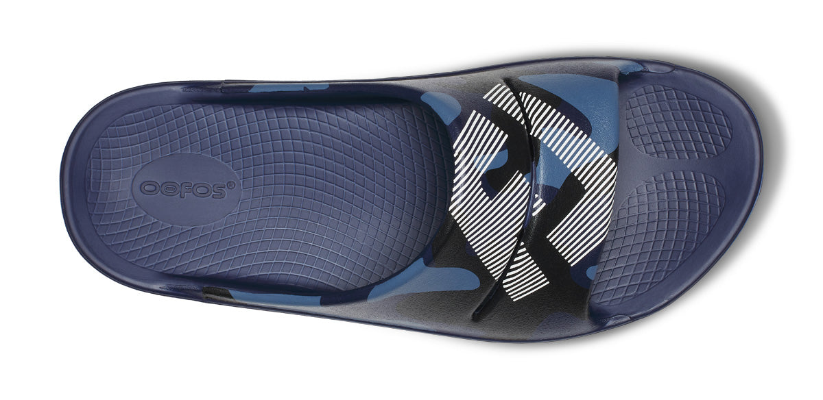 OOFOS OOahh Sport Slide Mens 9 Womens 11 Cosmic Water Camo Slip On Sandals NEW Amazon.com | OOFOS OOahh Slide, Black Camo - Men main image 2