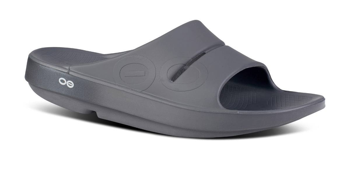 Women's OOahh Sport Slide Sandal - Dark Slate Fade – OOFOS