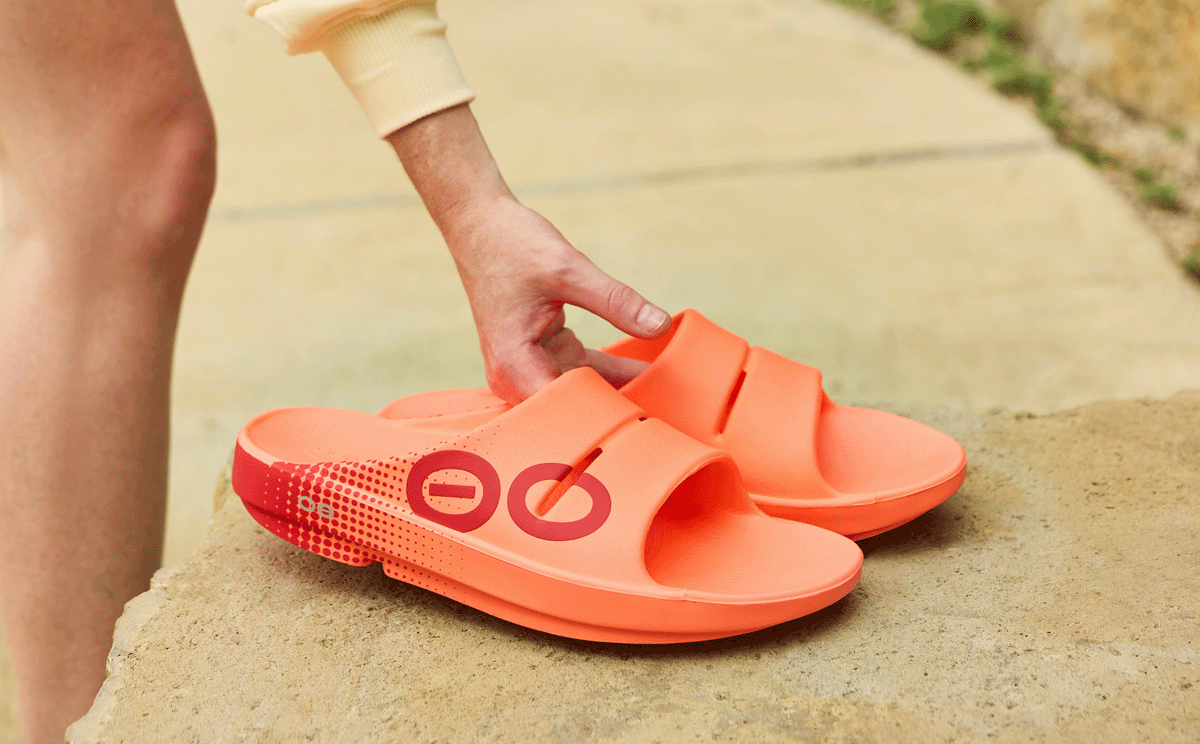 Women's OOahh Sport Slide Sandal - Sunburst Matrix – OOFOS