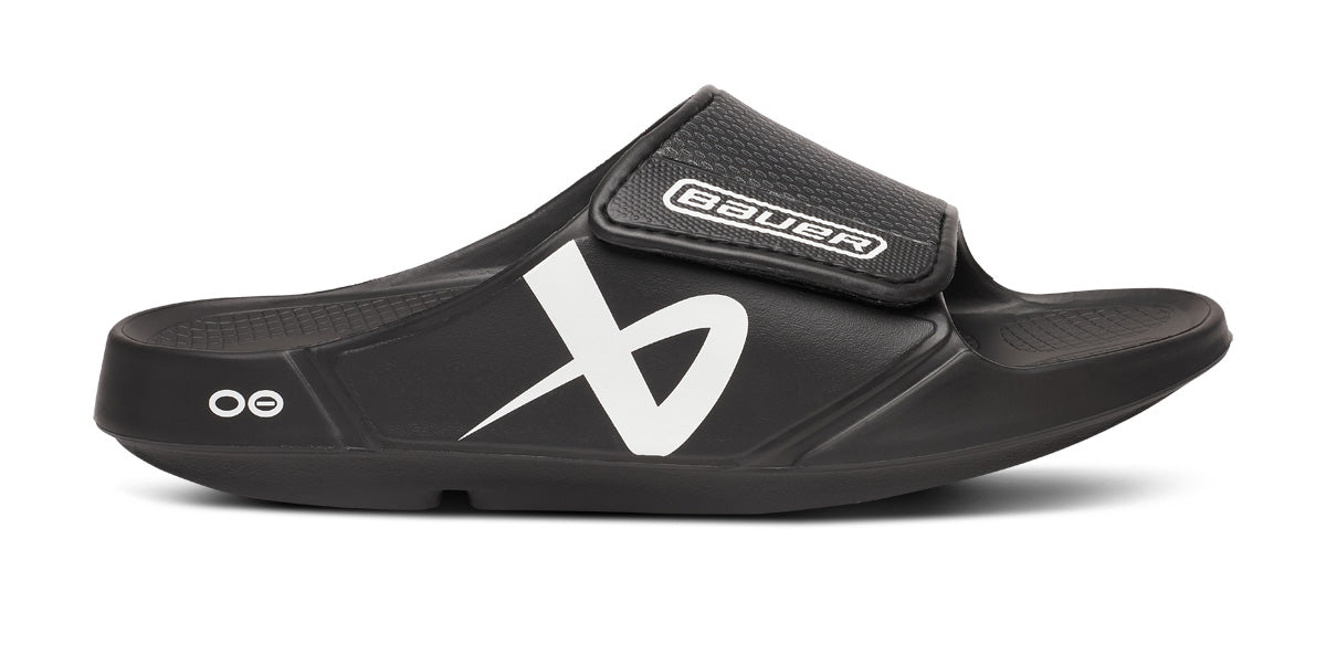 コラボ♪ ◆BAUER/OOFOS◆ WOMEN'S OOAHH SPORT FLEX SANDAL Women's OOahh Sport Flex Sandal - Slate – OOFOS