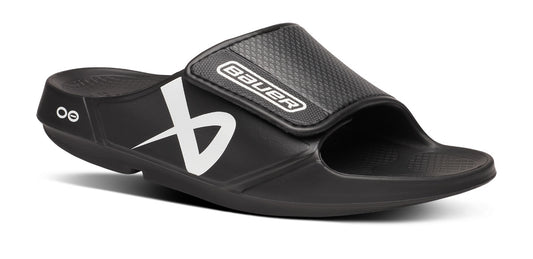 BAUER/OOFOS OOahh Sport Flex Sandal – Black main view