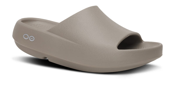 サンダル OOFOS OOFOAM Women's OOahh PLUS Slide Sandal - Driftwood – OOFOS