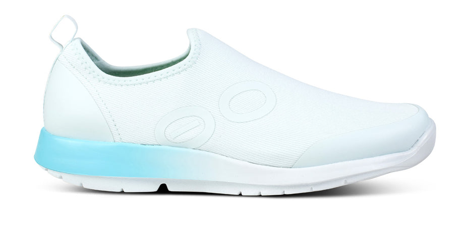 Women's OOmg Sport Low Shoe - Aqua Fade (SALE) – OOFOS