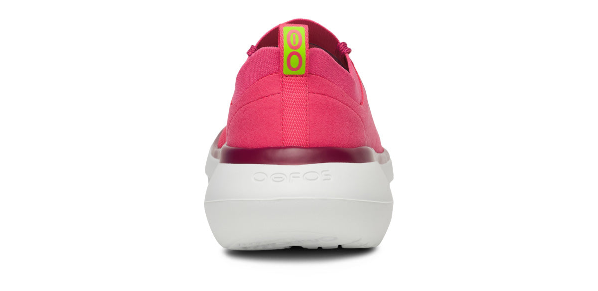 Women's OOmy Stride - Neon Berry back view