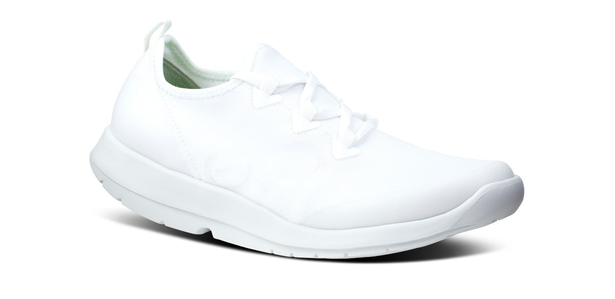 Men's OOmg Sport LS Low Shoe - White (FINAL SALE) – OOFOS