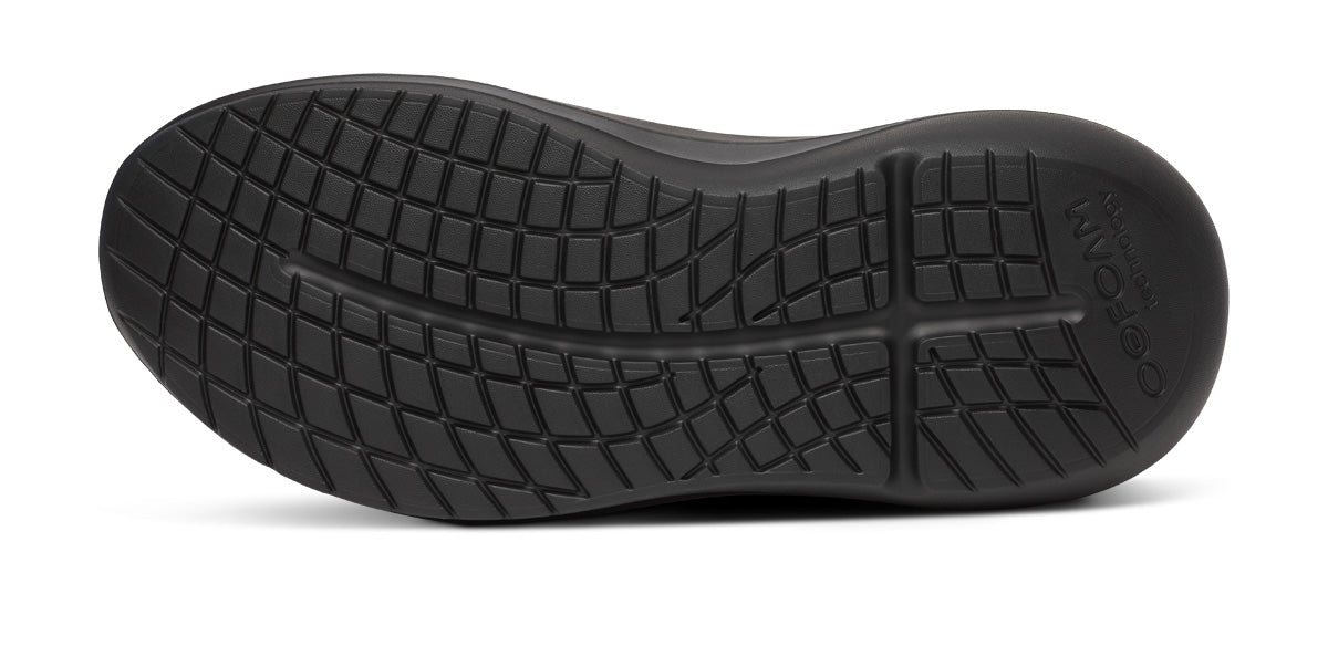 靴 OOFOS OOyea-Black Women's OOyea Slide Sandal - Black – OOFOS