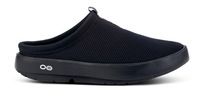 Women's OOcoozie Sport Mule - Black lateral view