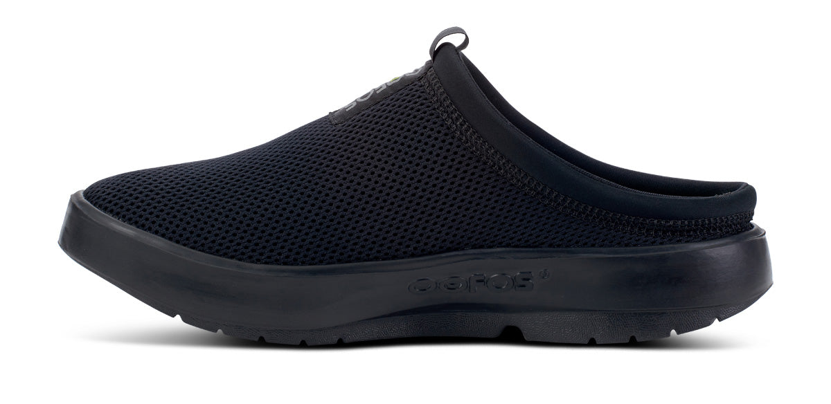 Women's OOcoozie Sport Mule - Black medial view