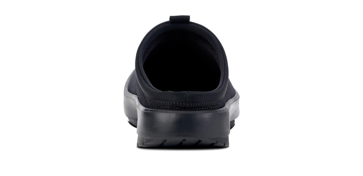 Women's OOcoozie Sport Mule - Black back view