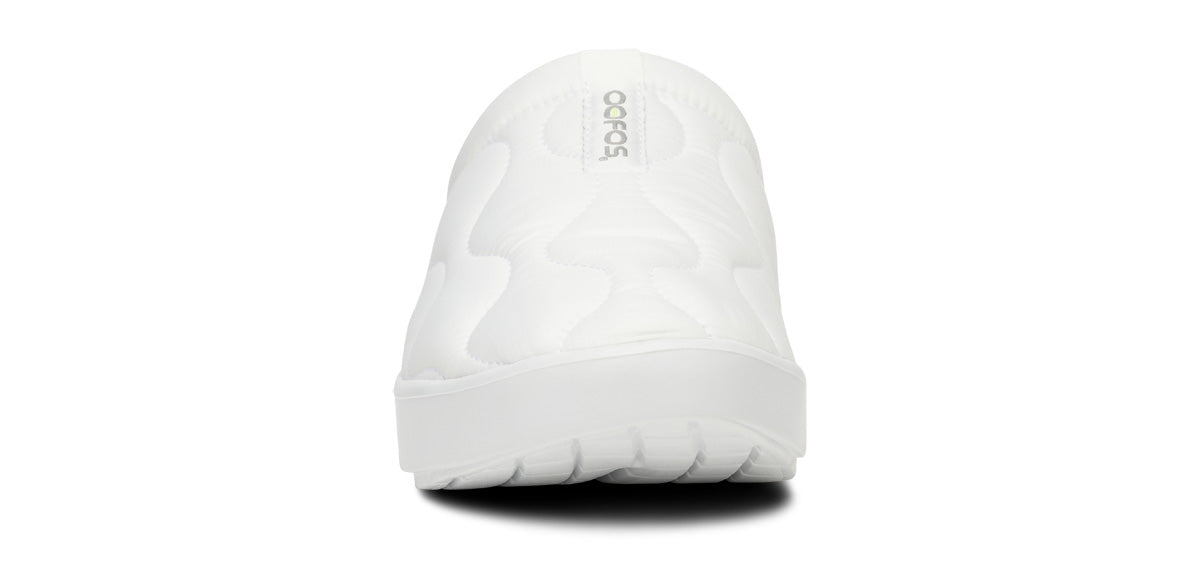 Women's OOcoozie Thermo Mule - White front view