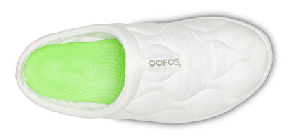 Women's OOcoozie Thermo Mule - White top view