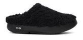 Women's OOcoozie Sherpa Mule - Black lateral view