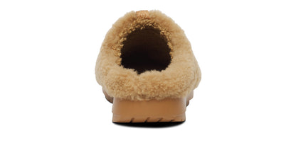 Women's OOcoozie Sherpa Mule - Cafe Spice back view