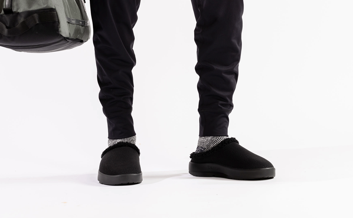 Men's OOcoozie Mule - Black (FINAL SALE) – OOFOS