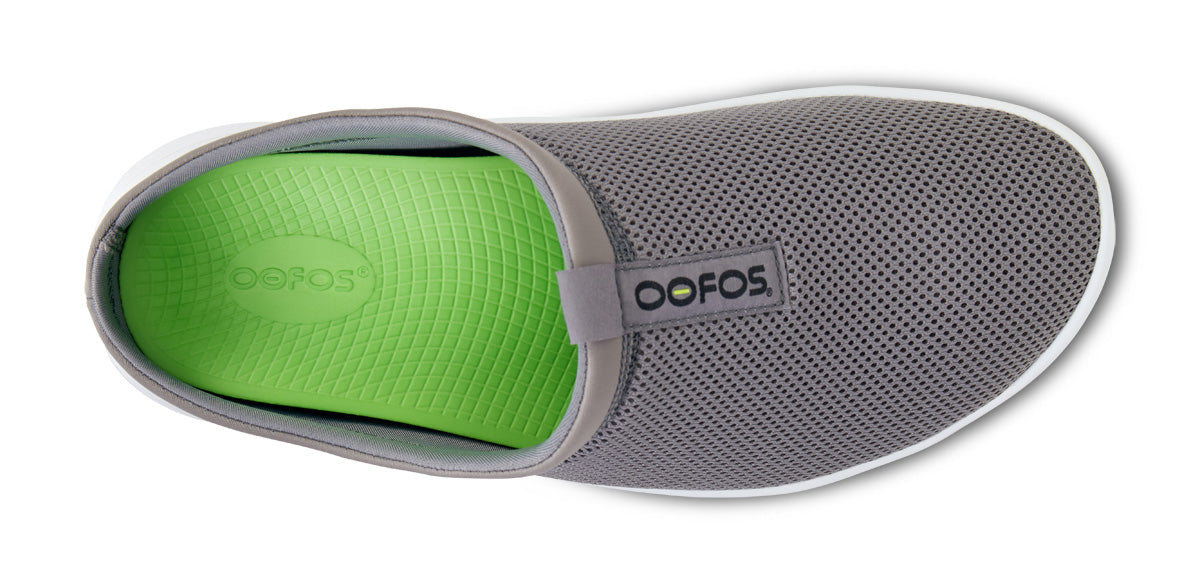 Men's OOcoozie Sport Mule - Slate top view